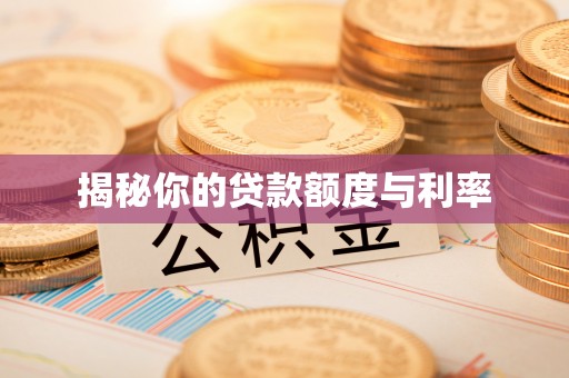 七里河揭秘你的贷款额度与利率